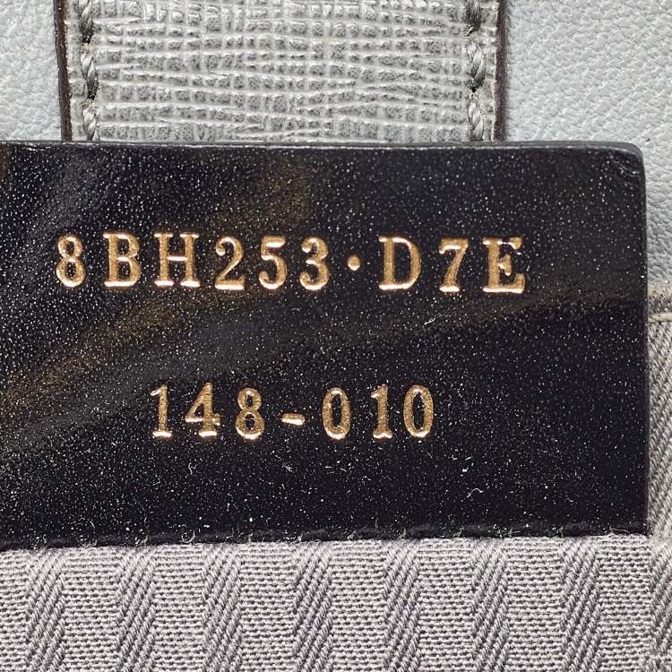 Pre Owned Fendi Grey Leather Mini 2Jours Tote