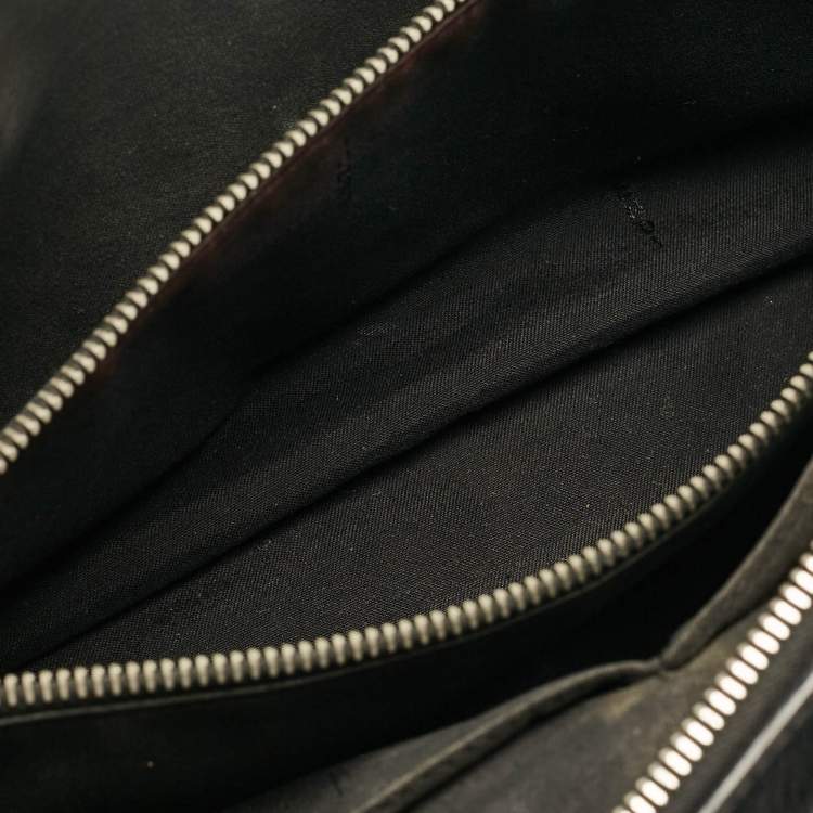 Pre Owned Fendi Black Leather Large By The Way Boston Bag