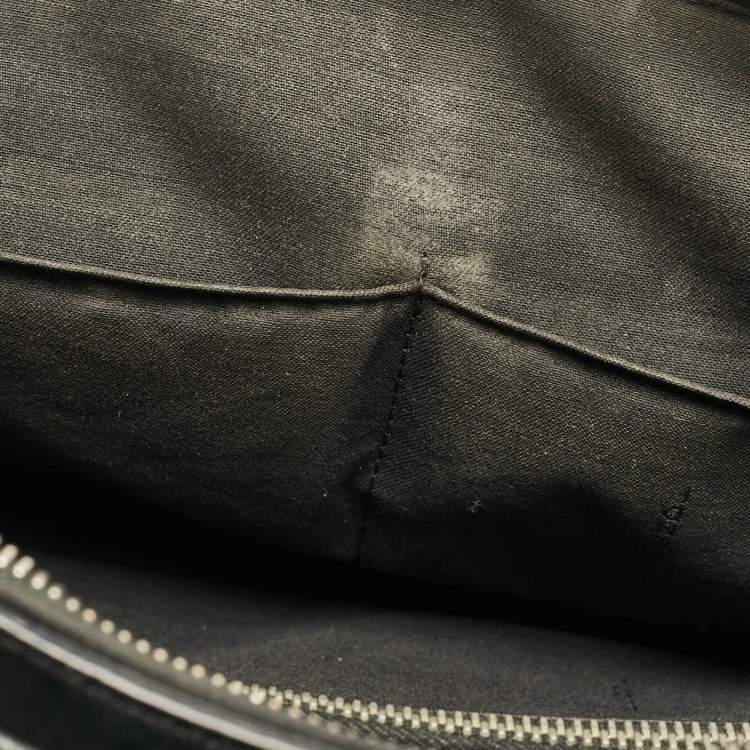 Pre Owned Fendi Black Leather Large By The Way Boston Bag