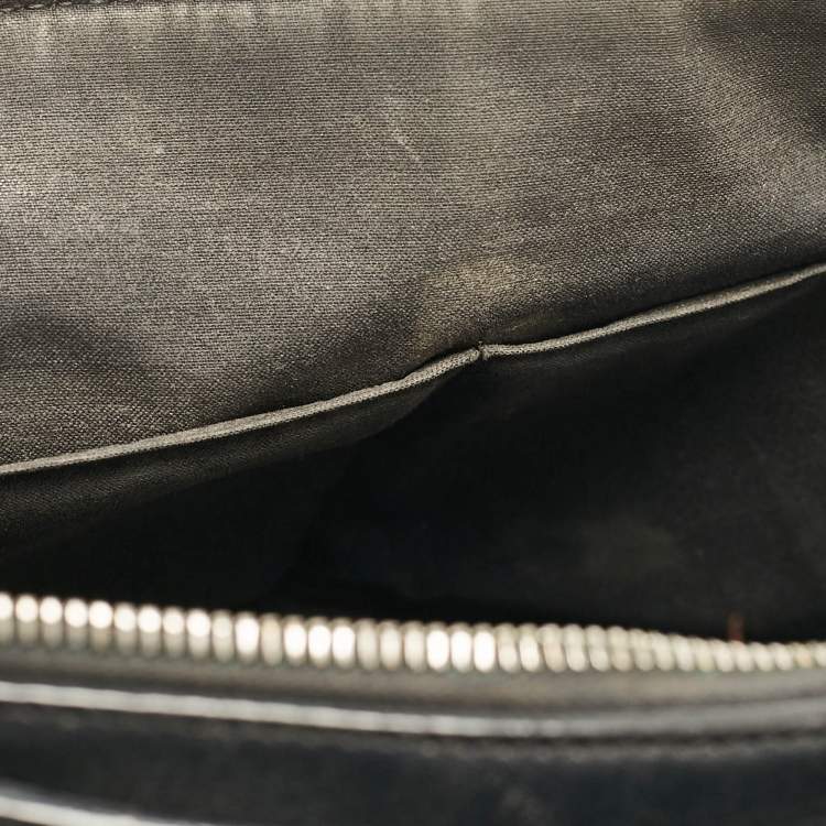 Pre Owned Fendi Black Leather Large By The Way Boston Bag