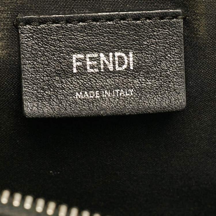 Pre Owned Fendi Black Leather Large By The Way Boston Bag