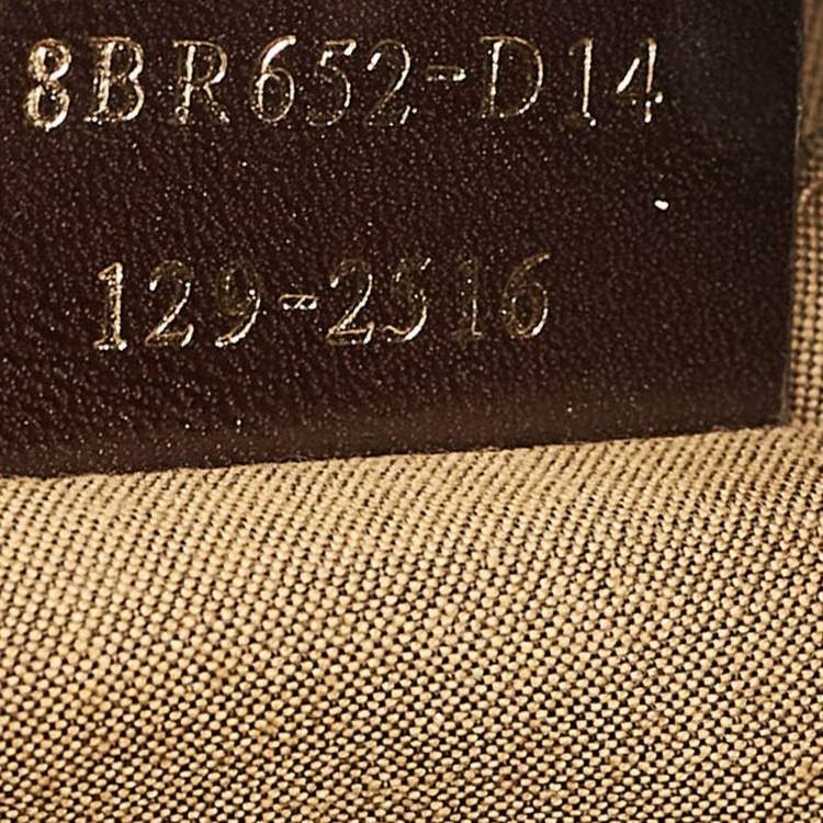 Pre Owned Fendi Tobacco Zucca Canvas and Leather Chef Tote