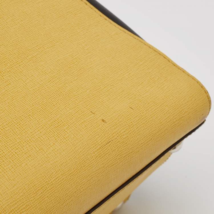 Pre Owned Fendi Tricolor Leather Medium 2Jours Tote