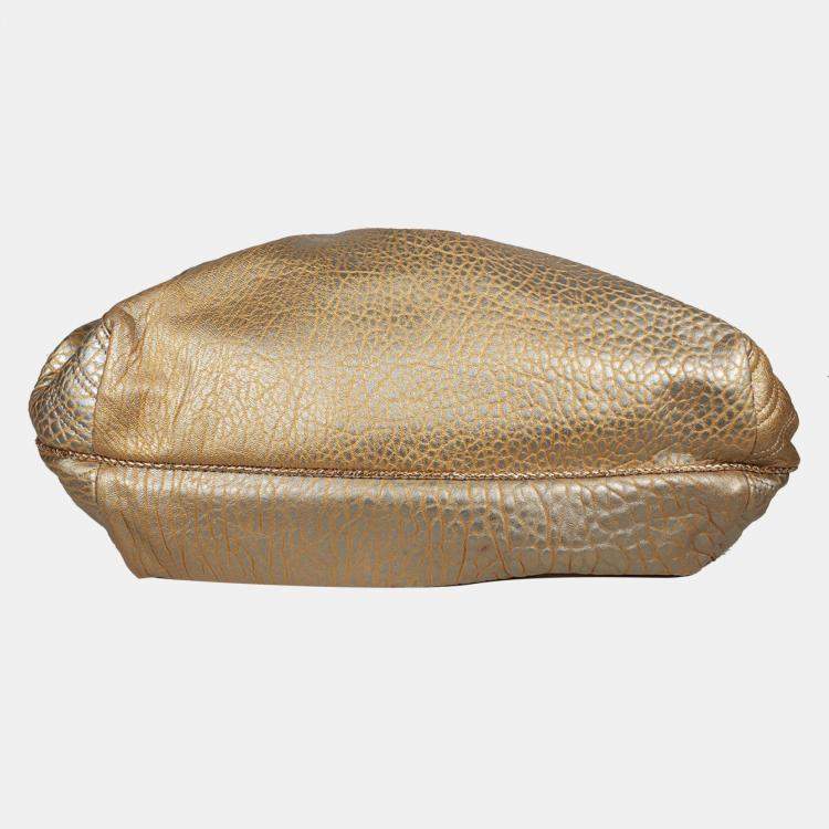 Pre Owned Fendi Gold Spy Bag