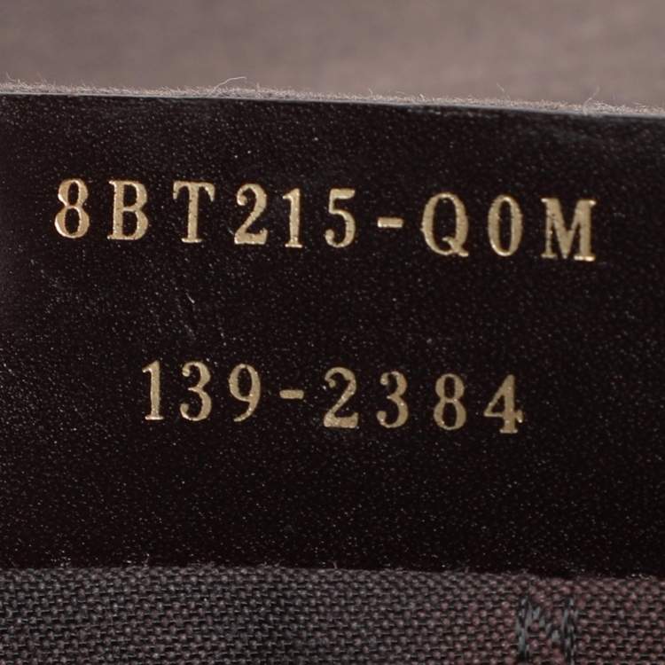 Pre Owned Fendi Tobacco Zucca Canvas Flap Crossbody Bag
