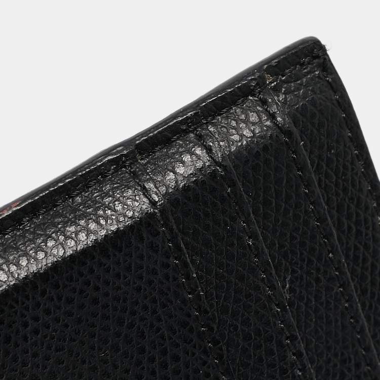 Pre Owned Fendi Black Leather F is Fendi Card Holder