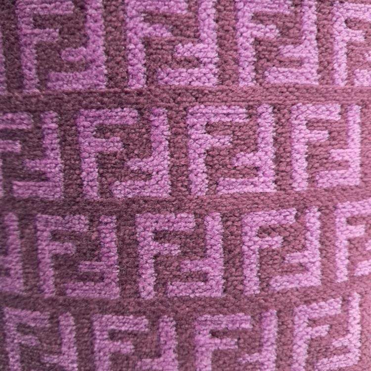 Pre Owned Fendi Purple Fabric Montresor Mini Bucket Bag