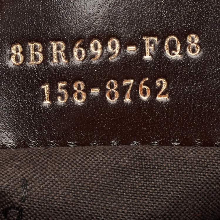 Pre Owned Fendi Tobacco Zucca Canvas and Leather Tote