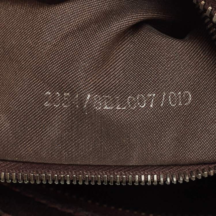 Pre Owned Fendi Tobacco Zucca Canvas and Leather East West Satchel