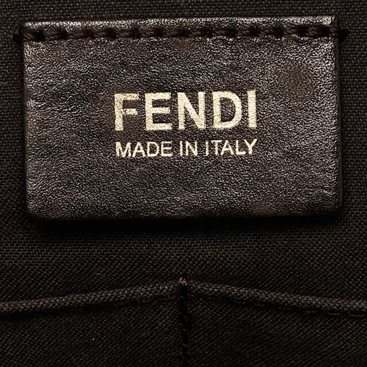 Pre Owned Fendi Brown/Tobacco Zucca Canvas Grande Shopper Tote