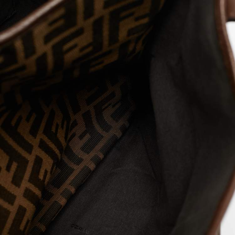 Pre Owned Fendi Brown/Tobacco Zucca Canvas Grande Shopper Tote