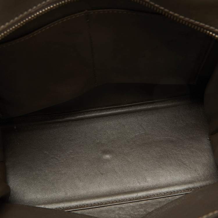 Pre Owned Fendi Dark Grey Leather Medium 3Jours Tote