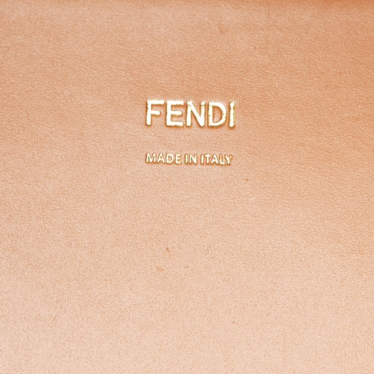 Pre Owned Fendi Brown Leather Medium Sunshine Shopper Tote