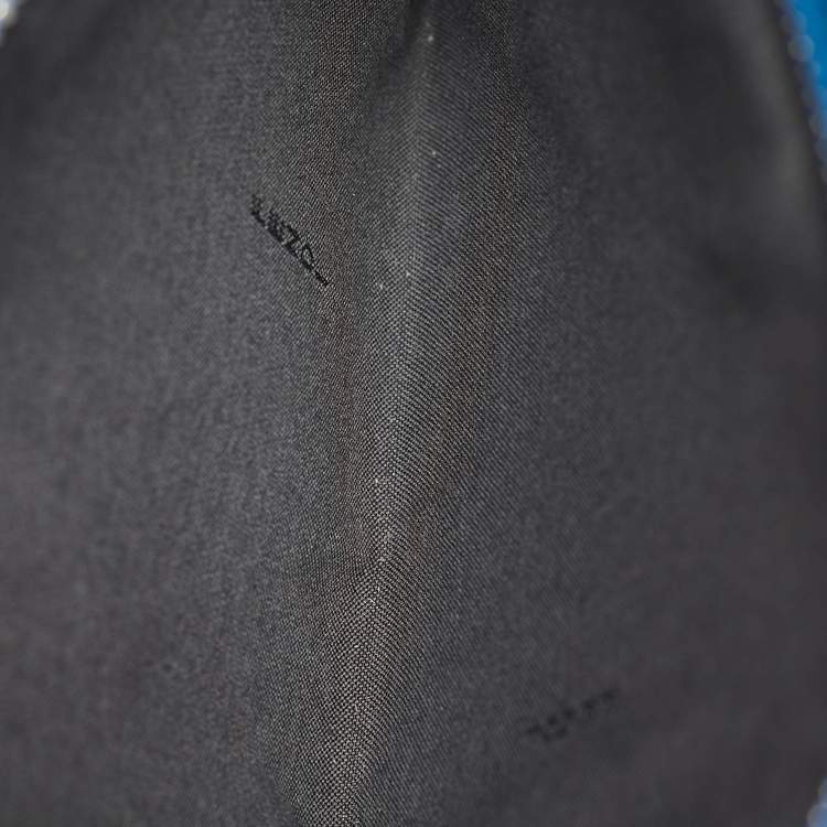 Pre Owned Fendi Black Leather Dotcom Top Handle Bag