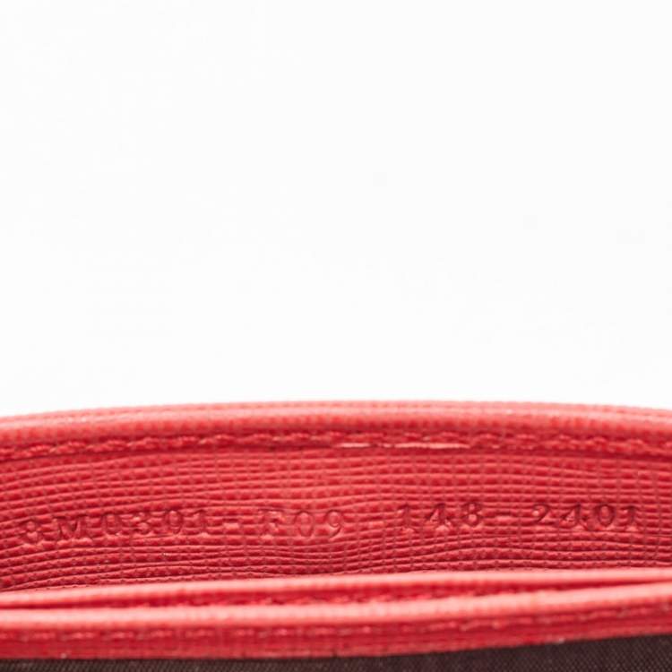 Pre Owned Fendi Multicolor Leather Elite Accordion Card Case