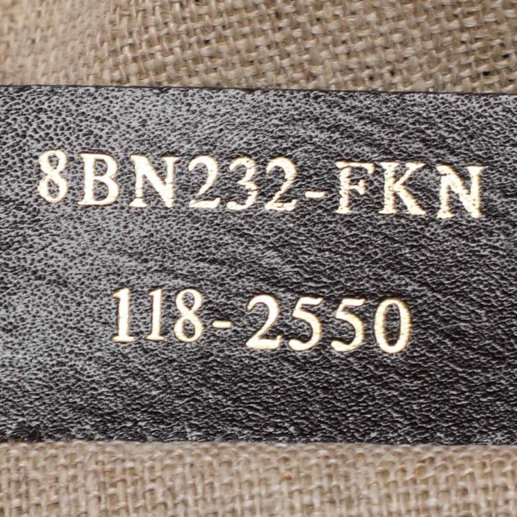 Pre Owned Fendi Pequin Tobacco Canvas and Leather 2Bag Satchel
