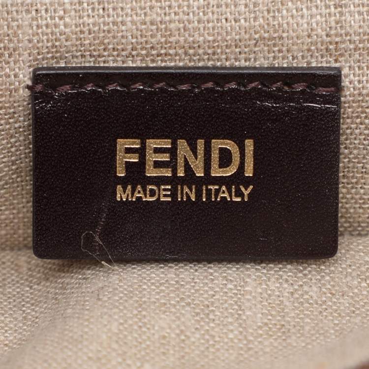 Pre Owned Fendi Multicolor Leather Shoulder Bag