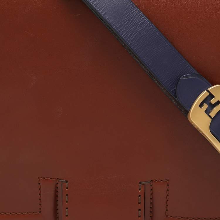 Pre Owned Fendi Multicolor Leather Shoulder Bag