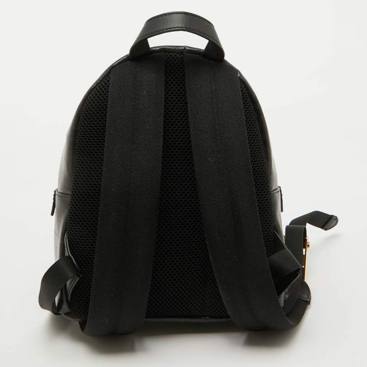 Pre Owned Fendi x Fila Brown Zucca Coated Canvas Mini Mania Backpack