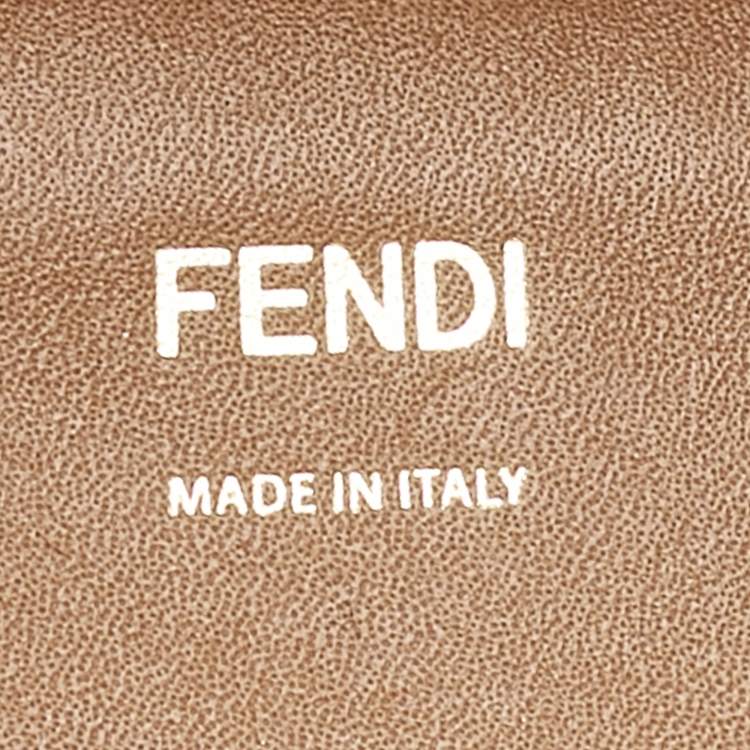 Pre Owned Fendi Brown Leather Large Sunshine Shopper Tote