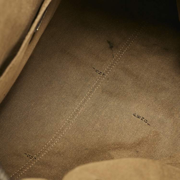 Pre Owned Fendi Tobacco Zucca Canvas Boston Boston Bag