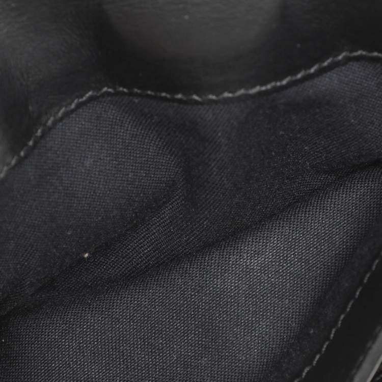 Pre Owned Fendi Black Leather By The Way Bifold Wallet