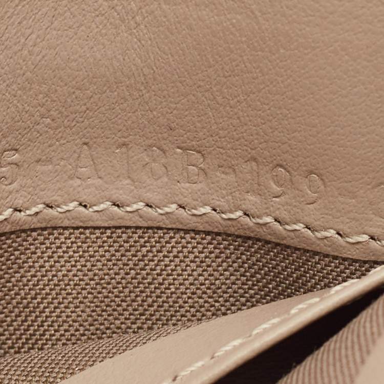 Pre Owned Fendi Beige Leather F is Fendi Trifold Wallet