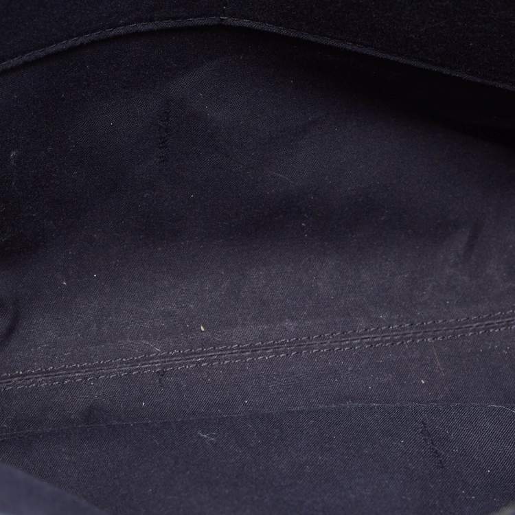 Pre Owned Fendi Red Leather Monster Roll Tote