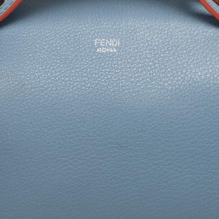 Pre Owned Fendi Blue Leather Small By The Way Bag