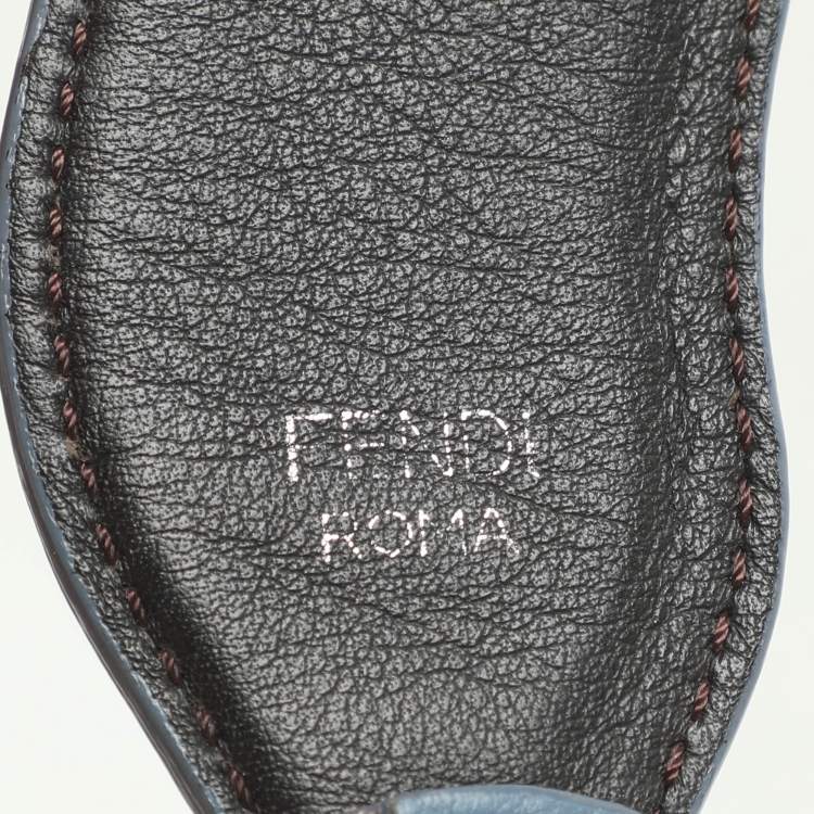 Pre Owned Fendi Blue Leather Small By The Way Bag
