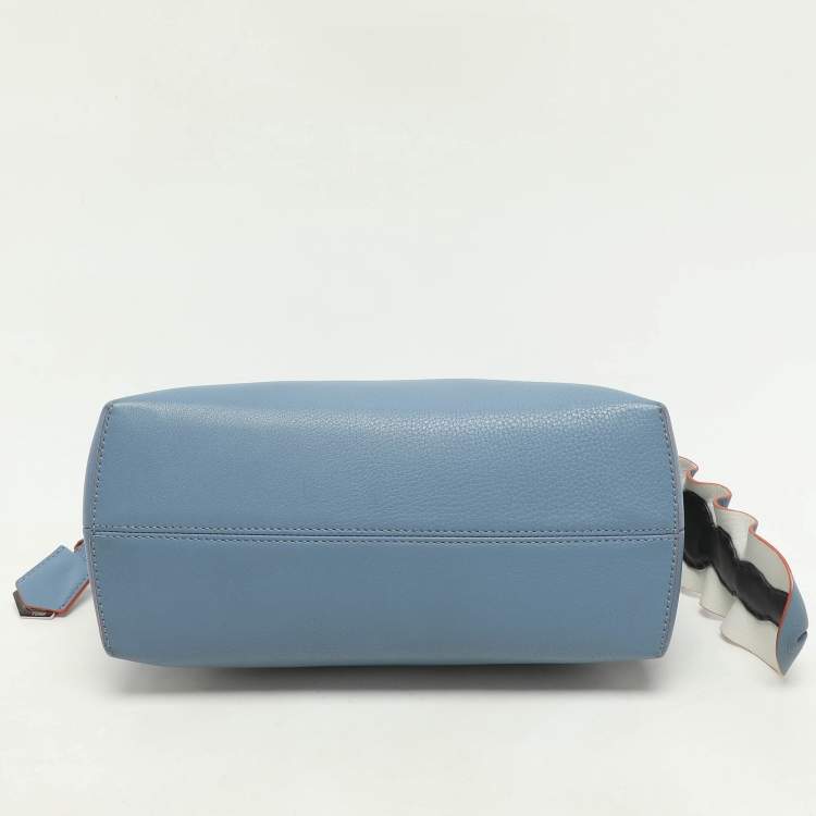 Pre Owned Fendi Blue Leather Small By The Way Bag