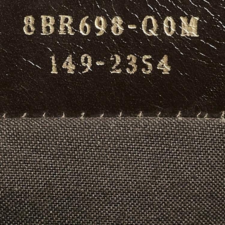Pre Owned Fendi Tobacco Canvas and Leather Small Hobo