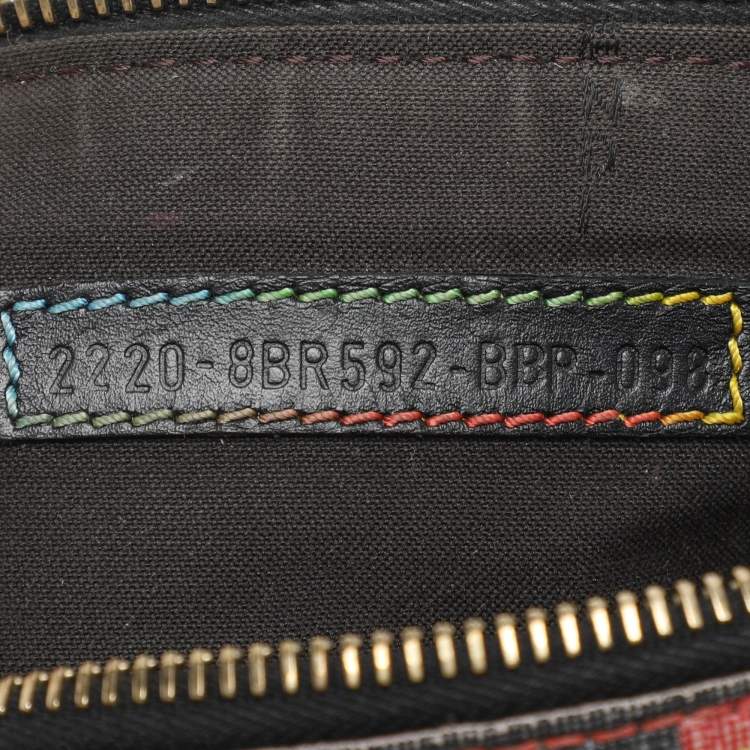 مملوكة مسبقًا Fendi Multicolor Zucca Print Coated Canvas Spalmati Pochette