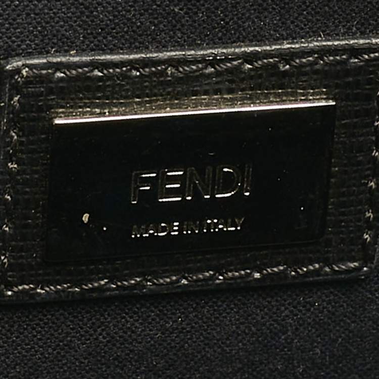 Pre Owned Fendi Multicolor Leather Mini Monster Demi Jour Top Handle Bag