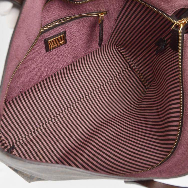 Pre Owned Fendi Brown Zucca Tote Bag