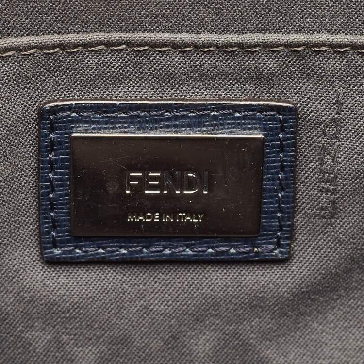 Pre Owned Fendi Multicolor Leather Demi Jour Top Handle Bag