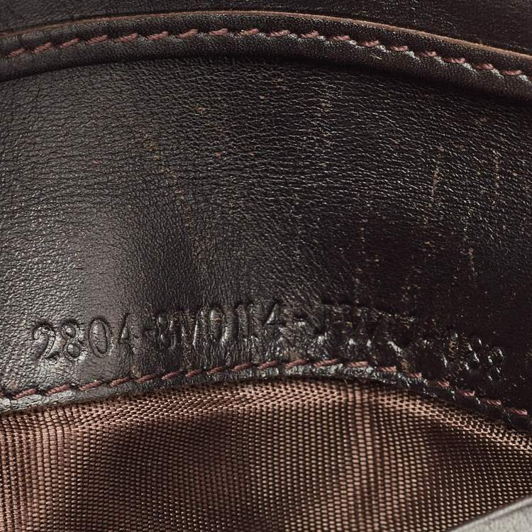 Pre Owned Fendi Tobacco Zucca Canvas and Leather French Flap Wallet