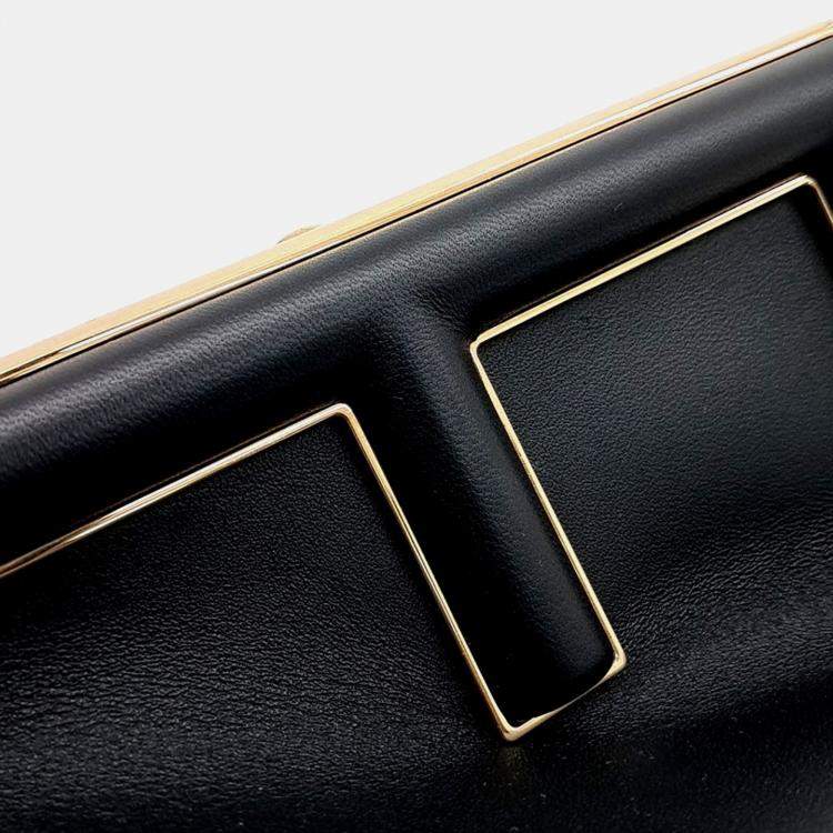 Pre Owned Fendi Black Leather First Bag