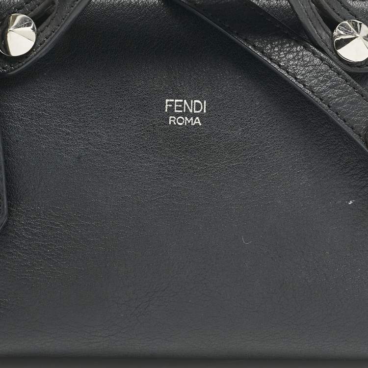 مملوكة مسبقًا Fendi Black Leather Mini By The Way Crossbody Bag