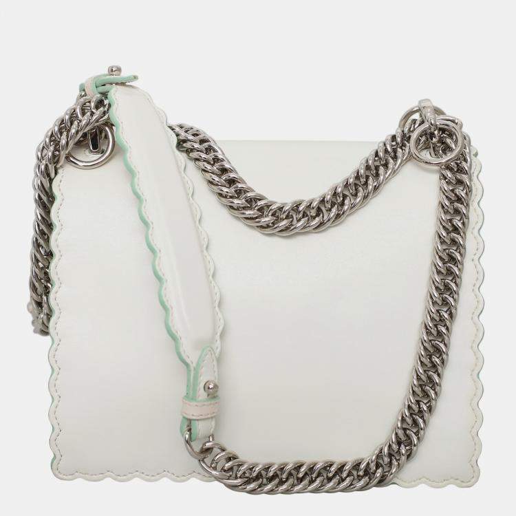 Pre Owned Fendi Small Kan I Chain Shoulder Bag