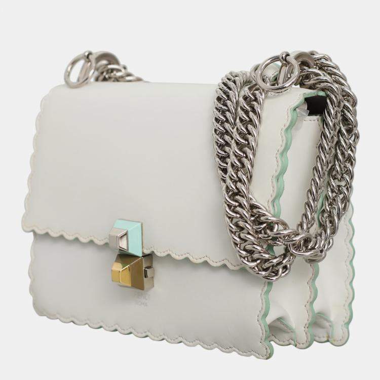 Pre Owned Fendi Small Kan I Chain Shoulder Bag