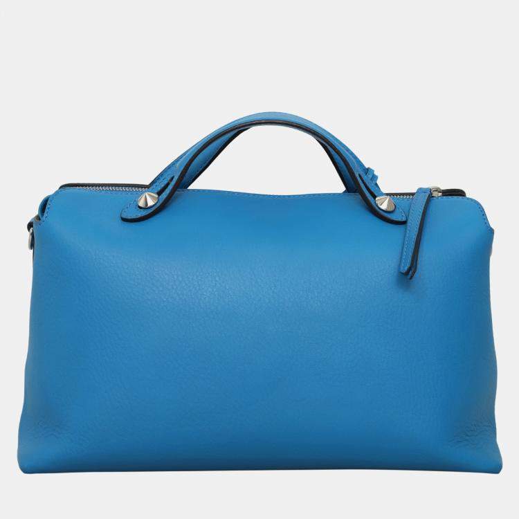 Pre Owned Fendi Grained Calfskin Leather Large By the Way Bag