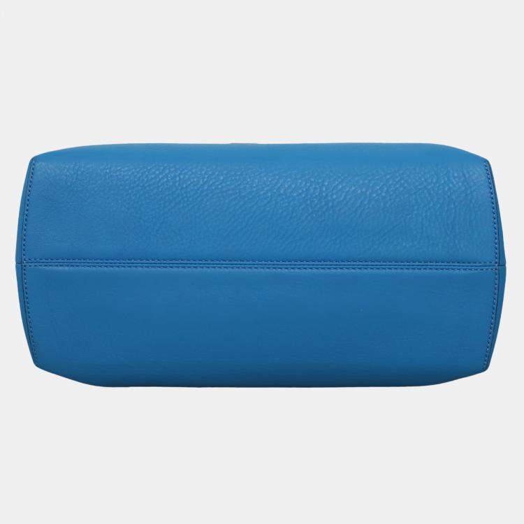 Pre Owned Fendi Grained Calfskin Leather Large By the Way Bag