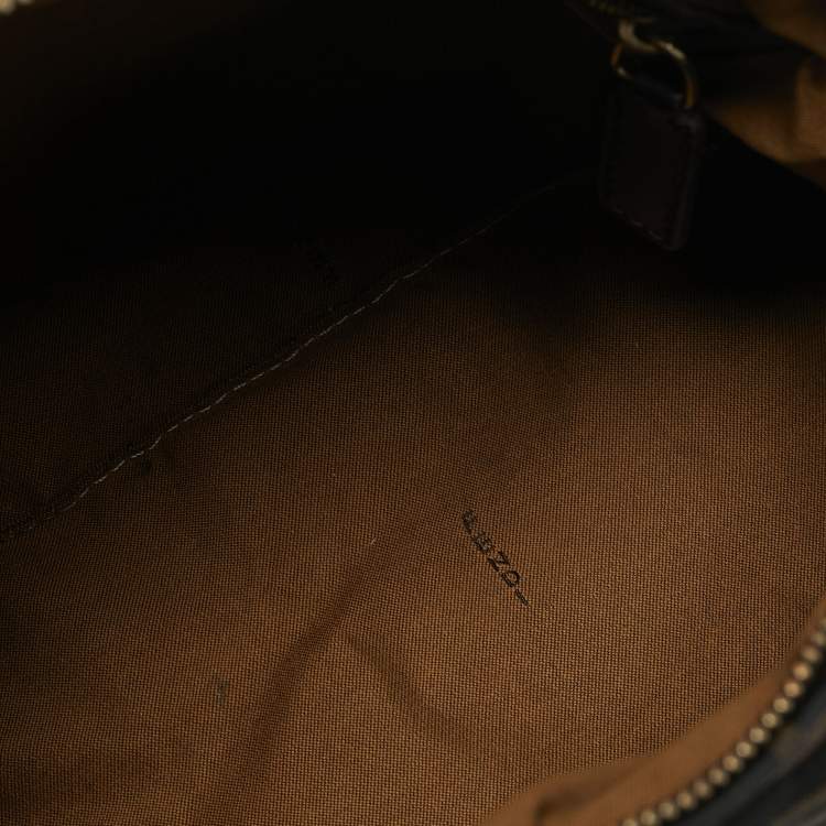 Pre Owned Fendi Tobacco Zucca Canvas Chef Shoulder Bag