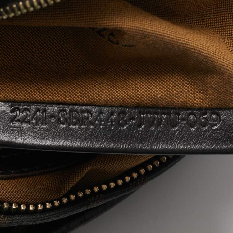 Pre Owned Fendi Tobacco Zucca Canvas Chef Shoulder Bag