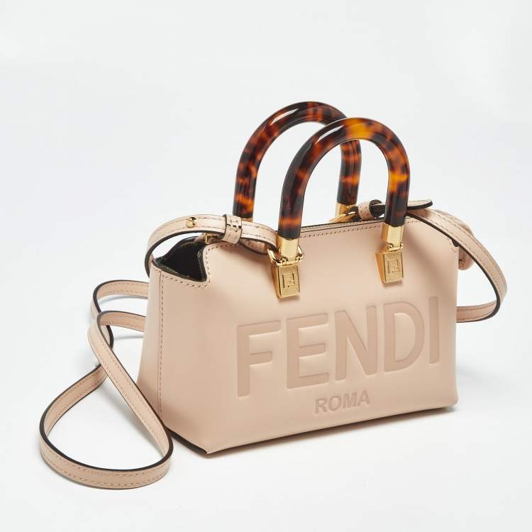 مملوكة مسبقًا Fendi Light Pink Leather Mini By The Way Bag