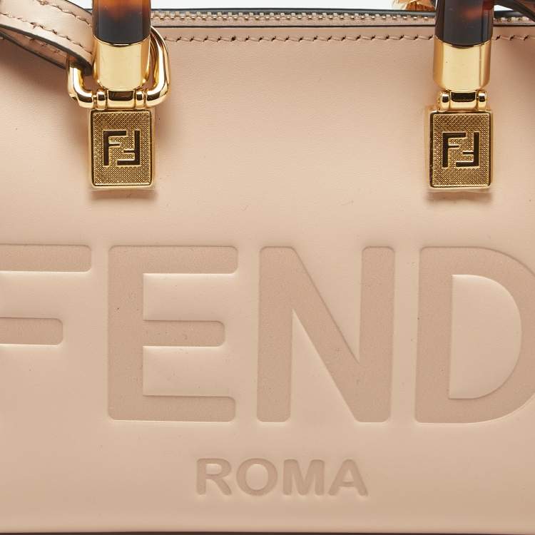 مملوكة مسبقًا Fendi Light Pink Leather Mini By The Way Bag