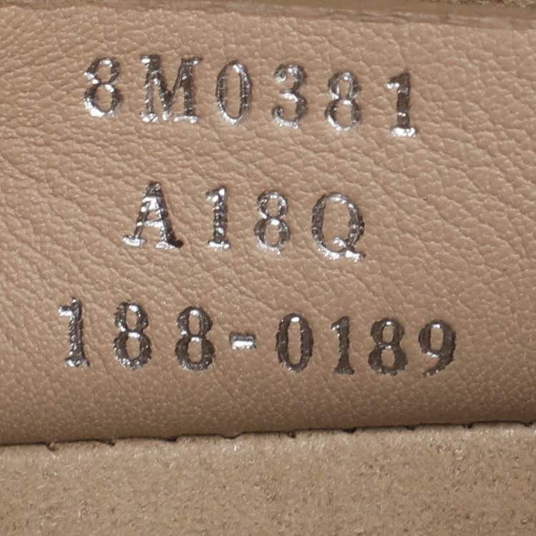 Pre Owned Fendi Old Rose Leather Mini Scalloped Studded Kan I Shoulder Bag