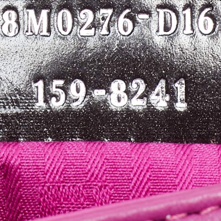 Pre Owned Fendi Pink Leather Fendista Pochette Crossbody Bag
