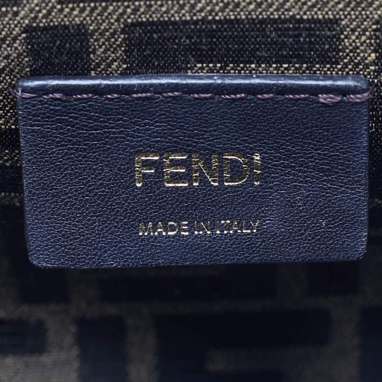 Pre Owned Fendi Beige Leather Small First Shoulder Bag